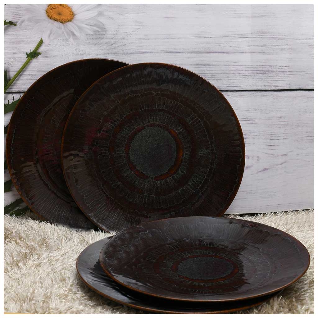 Mesa Coupe Plate 27 Cm Oro Tropical (4 pieces)