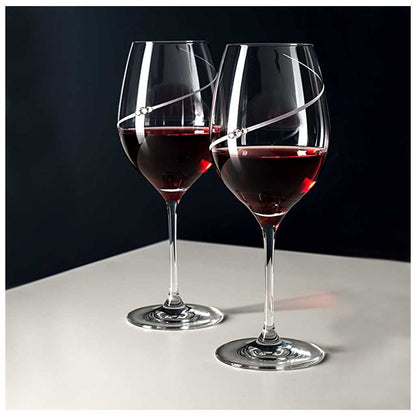 Diamante Silhouette Red Wine 470ml (2 pieces)
