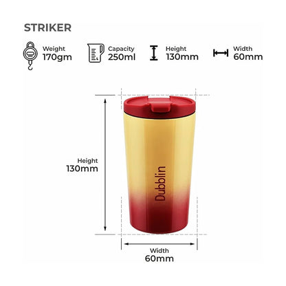 Dubblin Striker 250 ml. Stainless Steel Mug